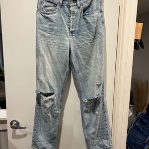 Aritzia Denim Forum Joni Hi Rise Loose 28w 29l
